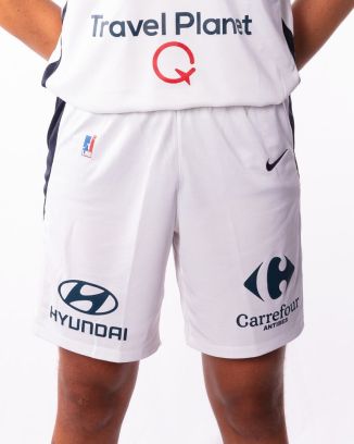 Pantalón corto de baloncesto Nike Sharks Antibes Blanco para hombre