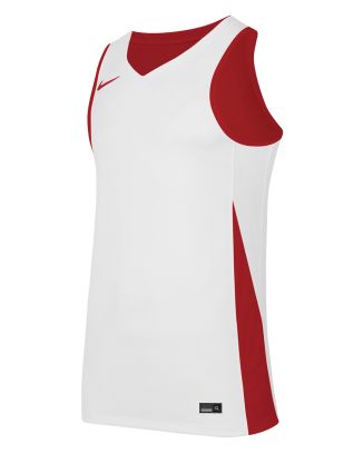 Camisola de basquetebol reversível Nike Team Vermelho e Branco para criança