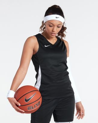 Maglia da basket Nike Team Nero per donna