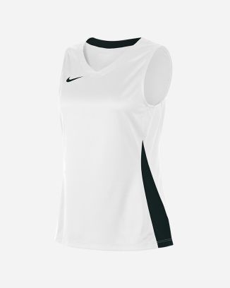 Maglia da basket Nike Team Bianco e Nero per donna