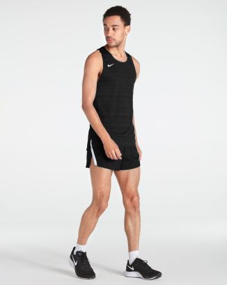 Short de running Nike Stock Fast 2 inch noir pour homme NT0303-010