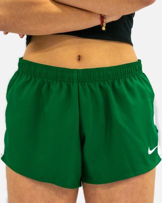 NT0304-302 Short Nike Stock Fast 2 inch Vert pour Femme