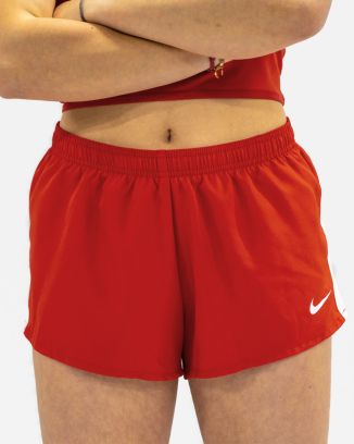 NT0304-657 Short Nike Stock Fast 2 inch Rouge pour Femme