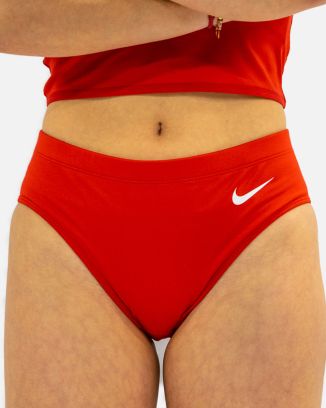 Culotte de running Nike Stock Brief Rouge pour Femme NT0309-657