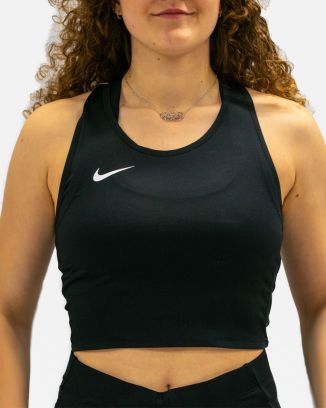 Débardeur Court Nike Team Stock Cover Top Noir pour Femme NT0312-010