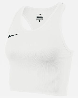 Débardeur Court Nike Team Stock Cover Top Blanc pour Femme NT0312-100