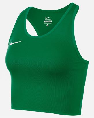 Débardeur Court Nike Team Stock Cover Top Vert pour Femme NT0312-302