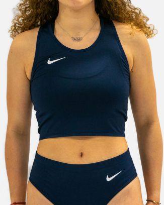 Débardeur Court Nike Team Stock Cover Top Bleu Marine pour Femme NT0312-451
