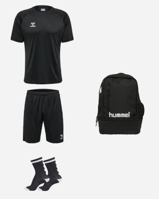 Product set Hummel Essential for Kids. Jersey + Shorts + Short socks + Bag (4 items)