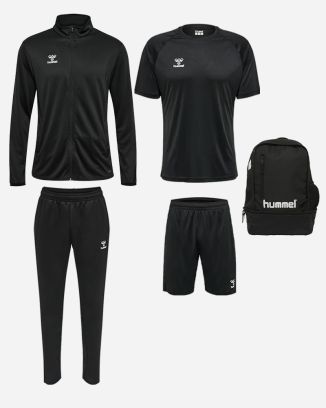 Product set Hummel Essential for Kids. Jersey + Shorts + Sweat jacket + Tracksuit pants + Bag (5 items)