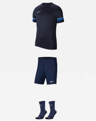 Conjunto Nike Academy 21 para Niño. Camiseta + Pantalón corto + Calcetines (3 productos)