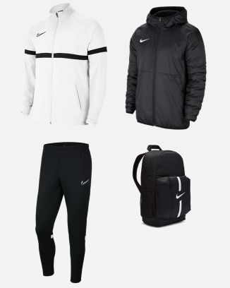 Conjunto de produtos Nike Academy 21 para Criança. Fato de treino + Parka + Saco (4 itens)