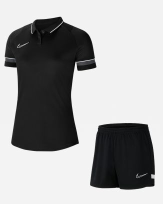 Produkt-Set Nike Academy 21 für Frau. Polo + Shorts (2 artikel)