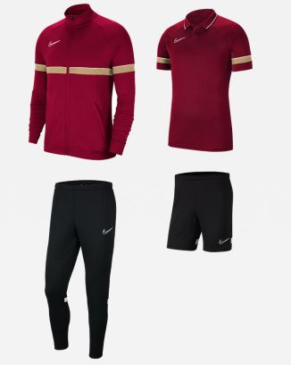 Product set Nike Academy 21 for Men. Track suit + Polo + Shorts (4 items)