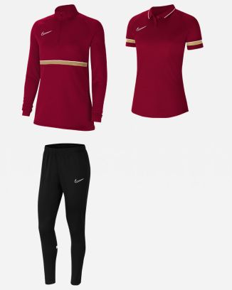 Pack Entrainement Femme Nike Academy 21 polo, veste, pantalon