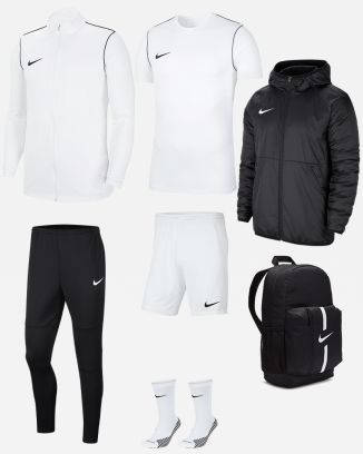 Pack Entrainement Nike Park 20 maillot, short, chaussettes, survetement, sac, parka