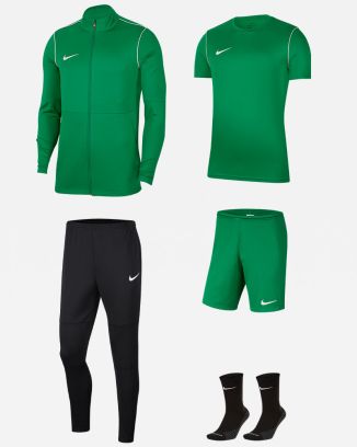 Conjunto Nike Park 20 para Niño. Chándal + Camiseta + Pantalón corto + Calcetines (5 productos)