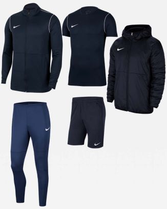 Product set Nike Park 20 for Men. Track suit + Jersey + Shorts + Parka (5 items)