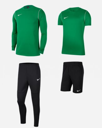Conjunto Nike Park 20 para Hombre. Chándal + Camiseta + Pantalón corto (4 productos)