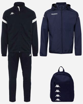 Product set Kappa Dovo for Men. Track suit + Bag + Windbreaker (3 items)