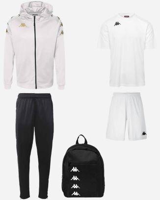 Produkt-Set Kappa Grevolo für Herren. Trainingsanzug + Trikot + Short + Tasche (5 artikel)