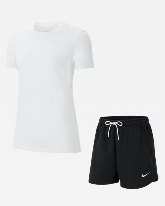 Set producten Nike Team Club 20 voor Vrouwen. T-shirt + Korte broek (2 artikelen)