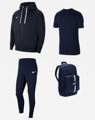 Conjunto Nike Team Club 20 para Niño. Sudadera + Pantalón de chándal + Camiseta + Mochila (4 productos)