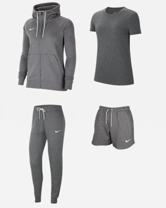 Ensemble Nike Team Club 20 pour Femme. Sweat-shirt + Bas de jogging + Tee-shirt + Short (4 pièces)