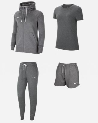 Conjunto Nike Team Club 20 para Mujeres. Sudadera + Pantalón de chándal + Camiseta + Pantalón corto (4 productos)