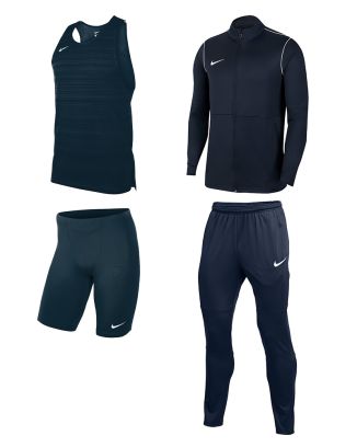 Ensemble Running Nike Park 20 homme debardeur cuissard veste pantalon de survetement