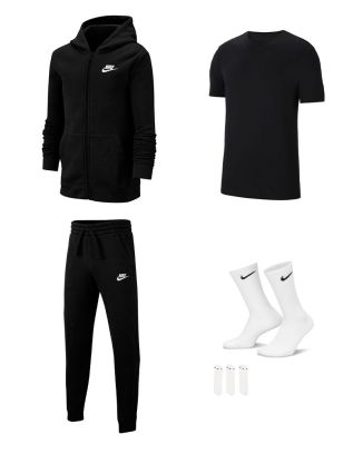 Ensemble Nike Sportswear pour Enfant. Ensemble de jogging + Tee-shirt + Chaussettes (4 pièces)