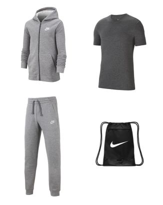 Ensemble Nike Sportswear pour Enfant. Ensemble de jogging + Tee-shirt + Sac (4 pièces)