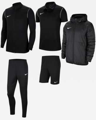 Set di prodotti Nike Park 20 per Bambino. Tuta + Maglia + Short + Parka (5 prodotti)