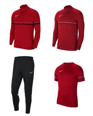 Set producten Nike Academy 21 voor Mannen. Trainingspak + 1-4 Ritssluiting + Jersey (4 artikelen)