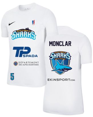Camiseta de calentamiento Nike Sharks Antibes Blanco para niño