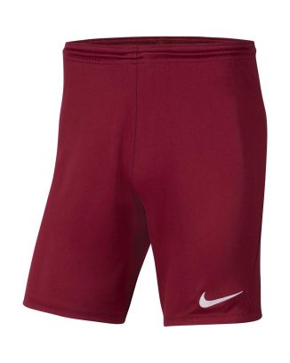 Pantalón corto Nike Park III Burdeos para hombre