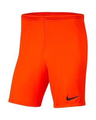 Short Nike Park III Orange pour homme