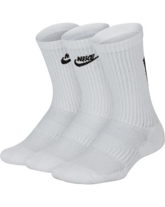 Set di 3 paia di calzini Nike Everyday Bianco per bambino