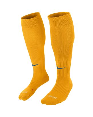 Calcetines de fútbol Nike Classic II Amarillo dorado y Azul real para unisex