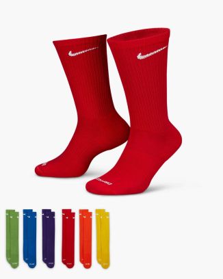 Set van 6 paar sokken Nike Everyday Plus Cushioned voor unisex