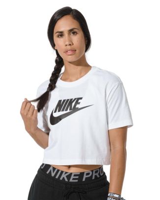T-shirt Nike Sportswear Essential Wit voor dames