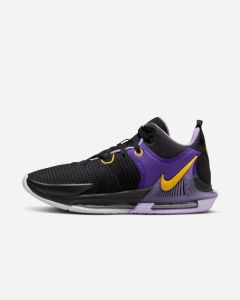 Sapatos de basquetebol Nike LeBron Witness 7 Preto e Púrpura para homem