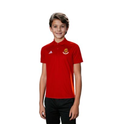 Polo adidas Nastic Tarragona Rouge pour enfant