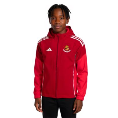 Imperméable adidas Nastic Tarragona Rouge pour enfant
