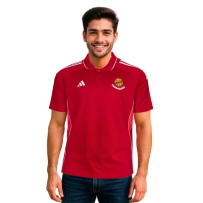Polo adidas Nastic Tarragona Rouge pour homme