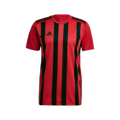 Maillot adidas Striped 21 Noir & Rouge pour Enfant
