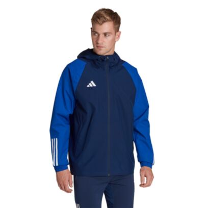 Imperméable adidas Tiro Bleu Foncé pour homme