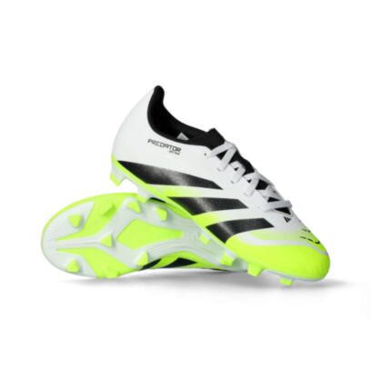 Chaussures de football adidas Predator Club FG Blanc pour enfant