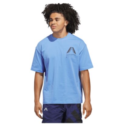 T-shirt adidas Anthony Edwards Bleu