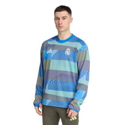 Sweat-shirt adidas Real Madrid Jaune & Bleu